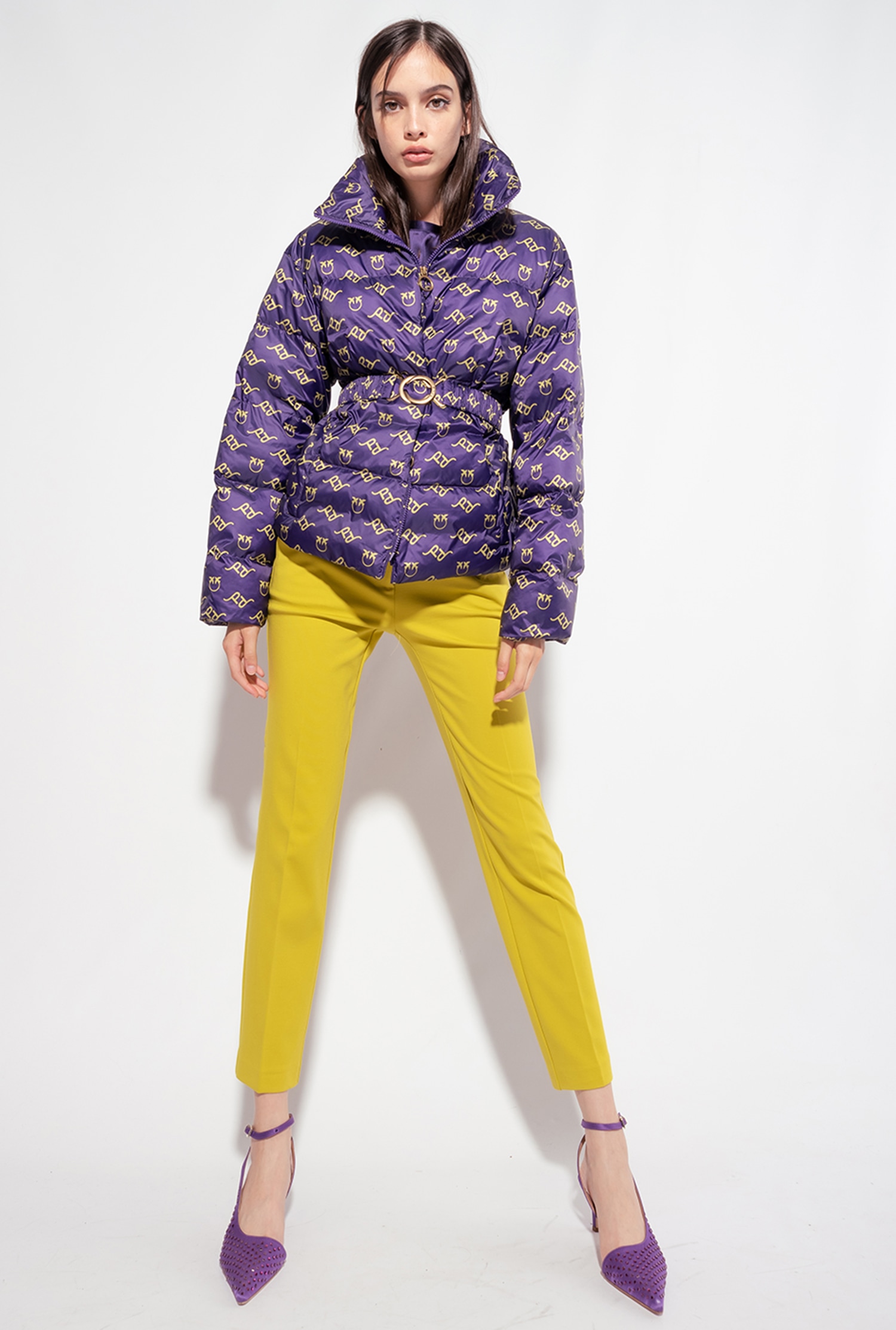 Milano-knit cigarette trousers