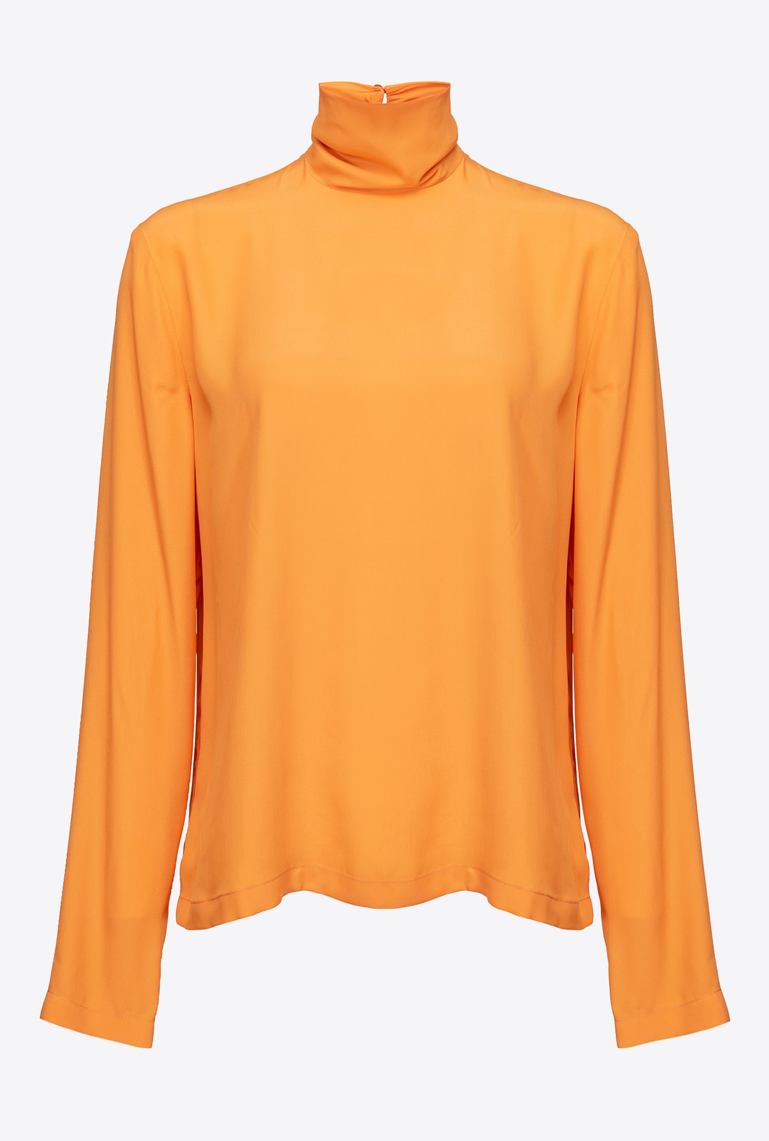 Polo-neck blouse