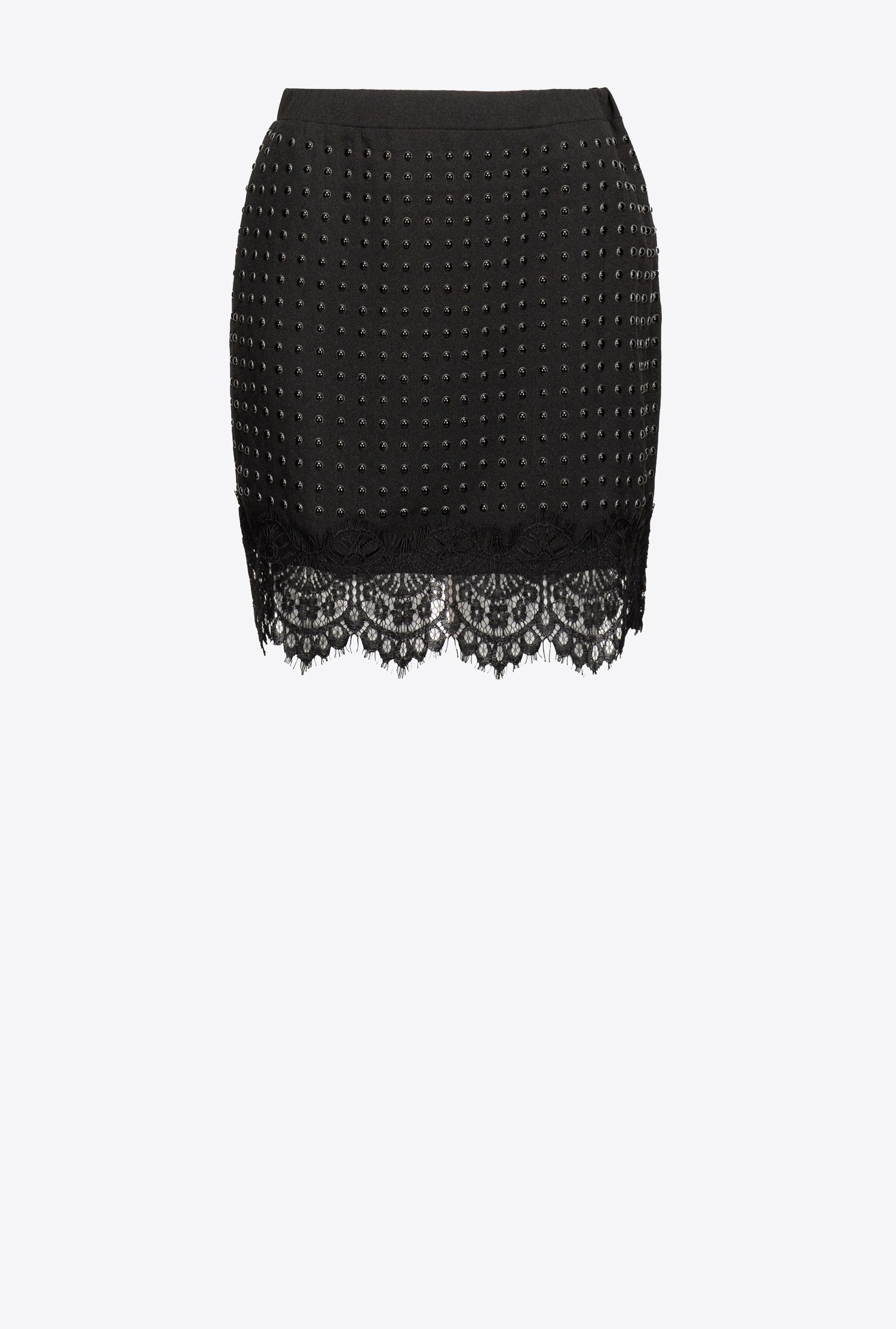 Studded mini skirt