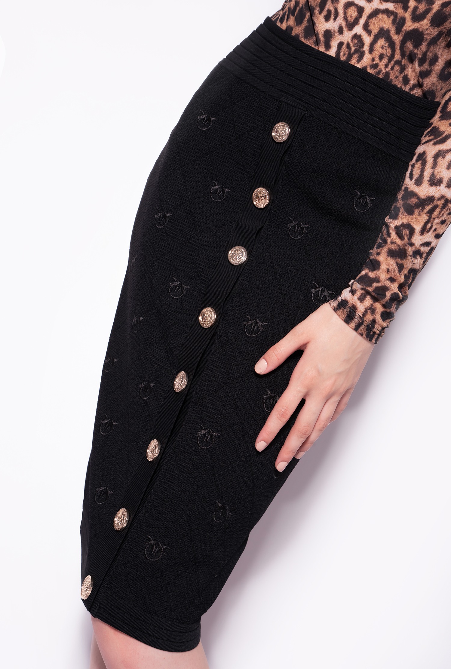 Jacquard Love Birds skirt