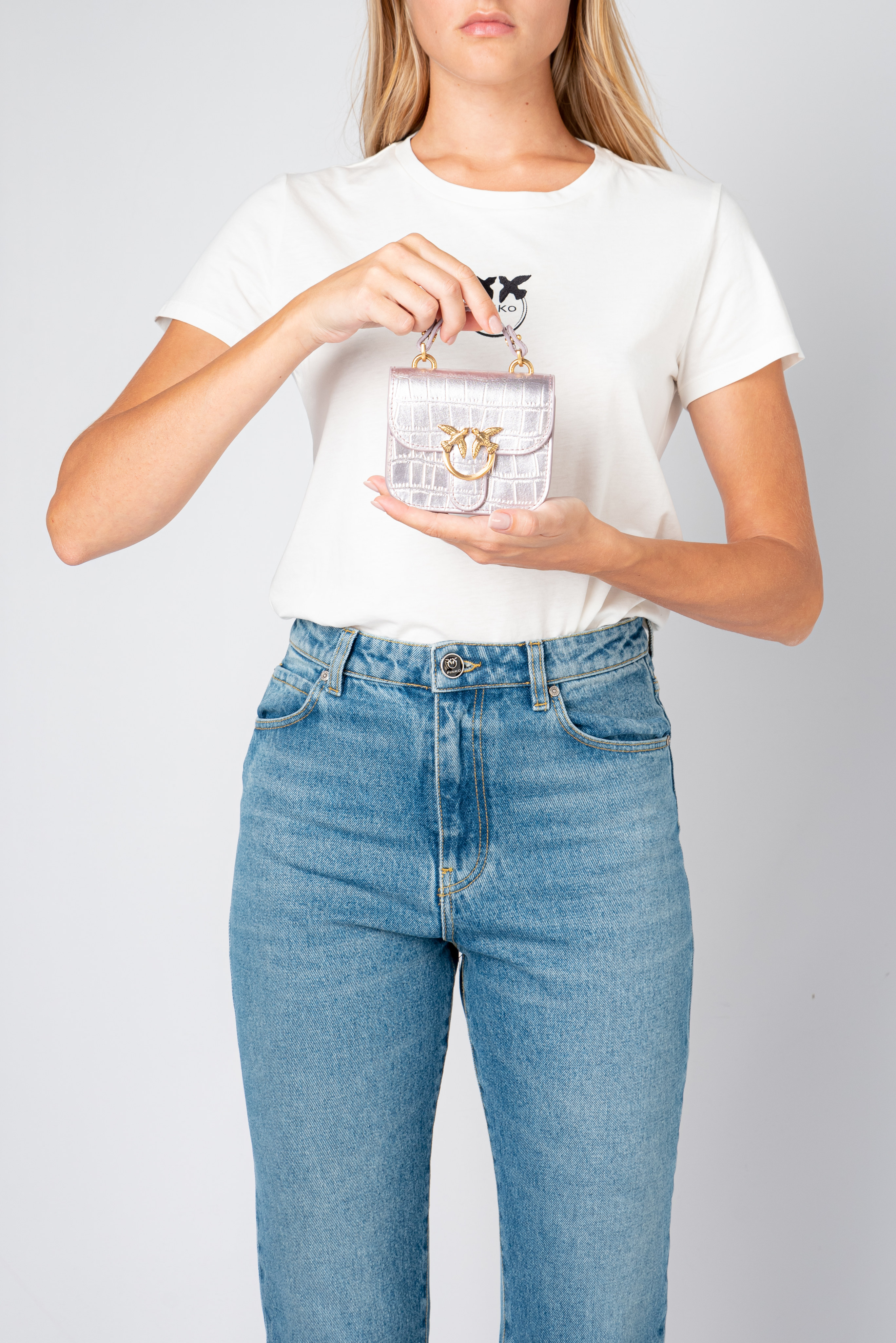 Micro Love Bag Bell Croco