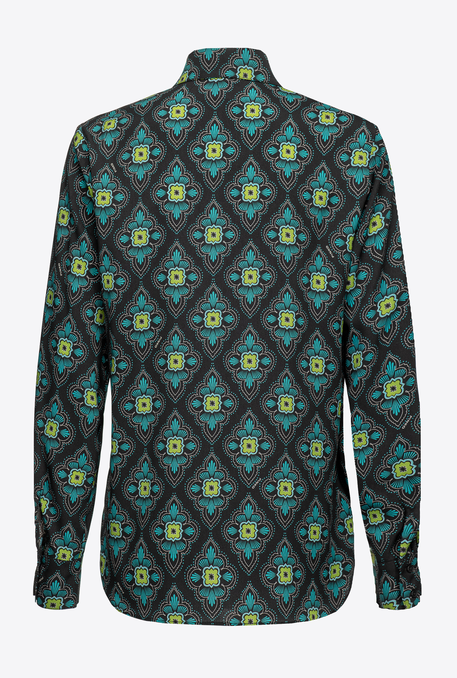 Geometric floral shirt