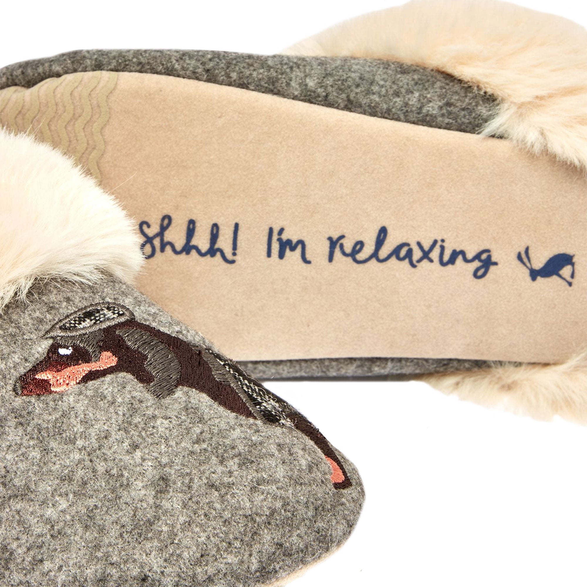 Joules Ladies Slippet Luxe Character Slippers