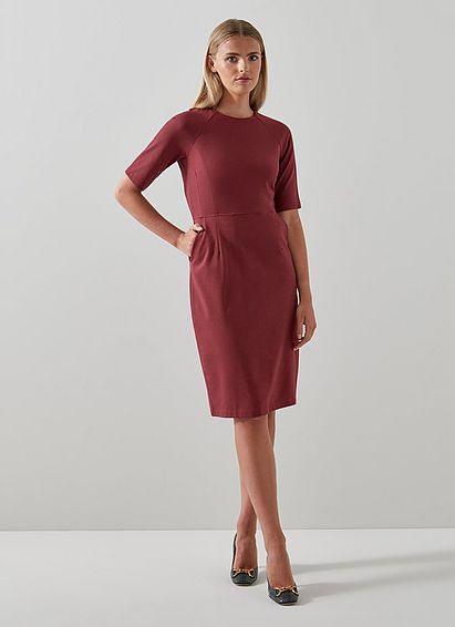 Liya Cabernet Red Lenzing? Ecovero? Dress