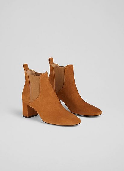 Maddox Nutmeg Suede Chelsea Boots