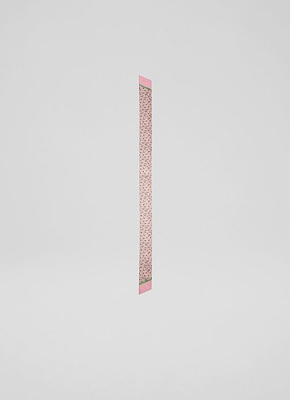 Daisy Pink Long Silk Scarf