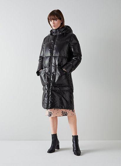 Avoriaz Black Recycled Down Padded Coat