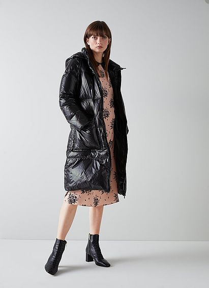 Avoriaz Black Recycled Down Padded Coat