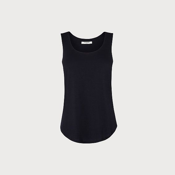 Ginny Black Jersey Tops