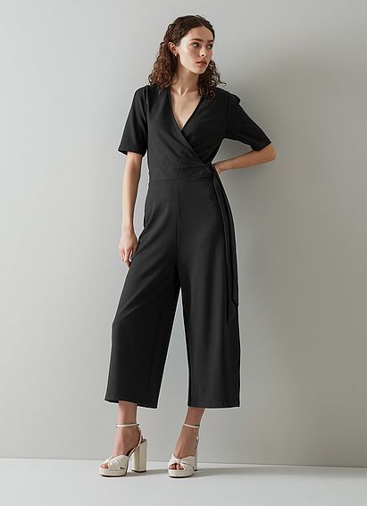 Ellen Black Jersey Jumpsuit