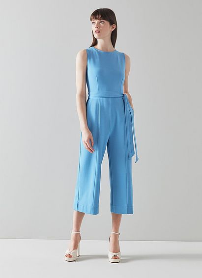 Jen Blue Jersey Jumpsuit