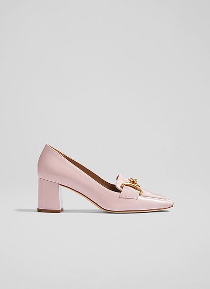 Samantha Blossom Crinkled Patent Closed Courts