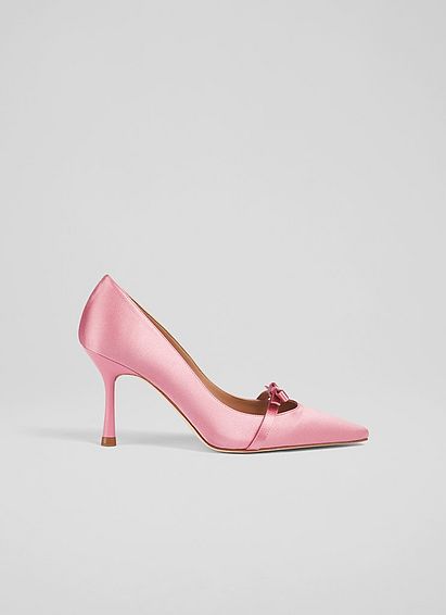 Viola Pink Satin Bow Front Courts