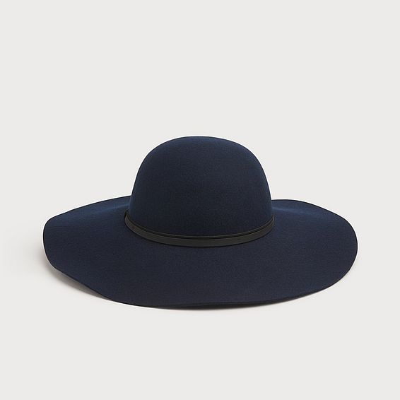 Kendall Navy Fabric Hat