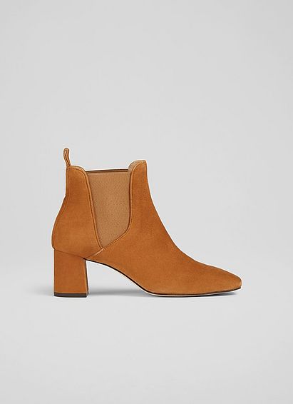 Maddox Nutmeg Suede Chelsea Boots