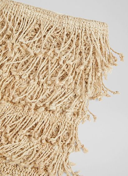 Sabina Natural Jute Clutch by Maison Bengal
