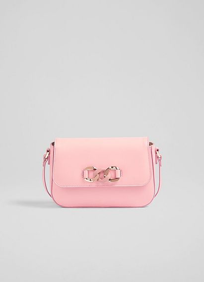 Addison Pink Leather Shoulder Bag