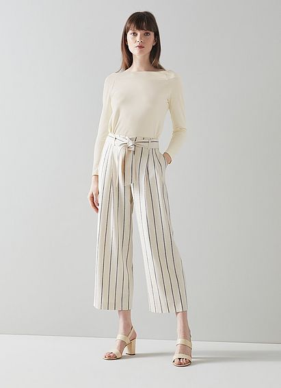 Eden Cream Jersey Bardot Top