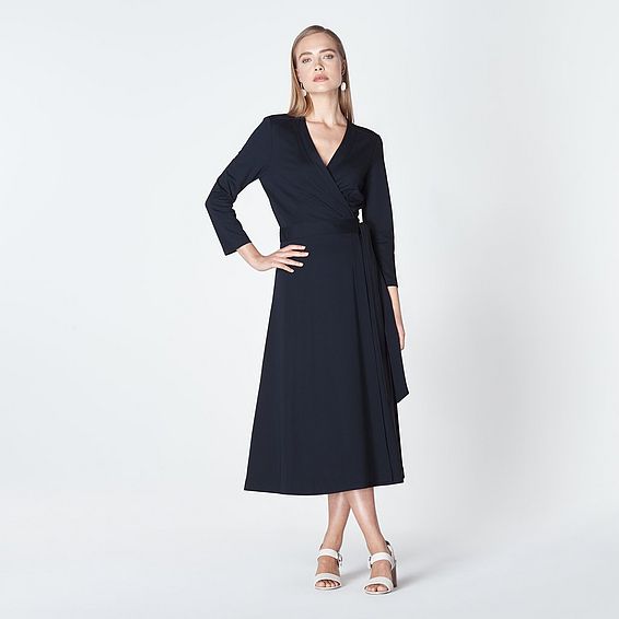 Juno Midnight Wrap Dress