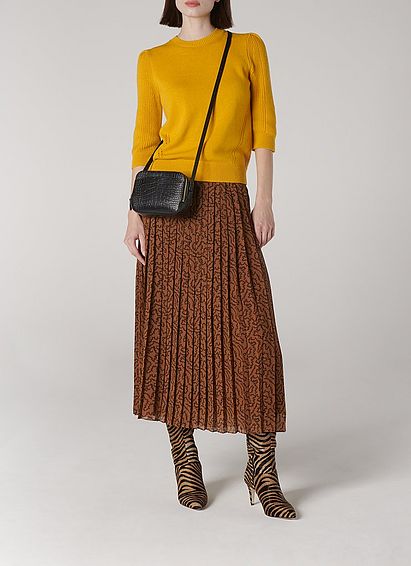 Mariel Black Croc Effect Shoulder Bag