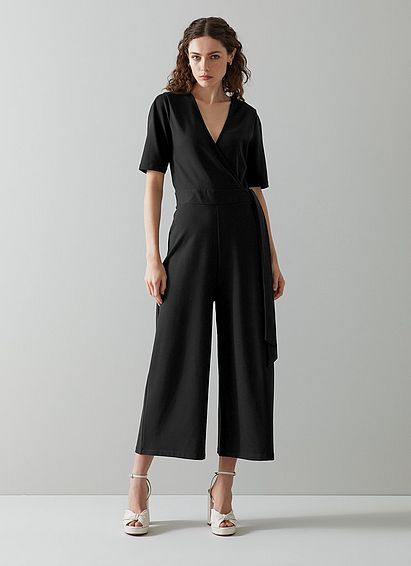 Ellen Black Jersey Jumpsuit