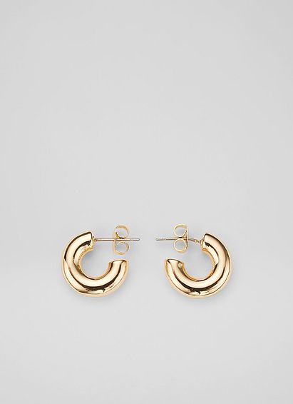 Blythe Gold Small Hoop Earrings
