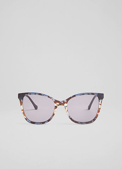 Honey Turquoise and Sand Tortoise Frame Sunglasses