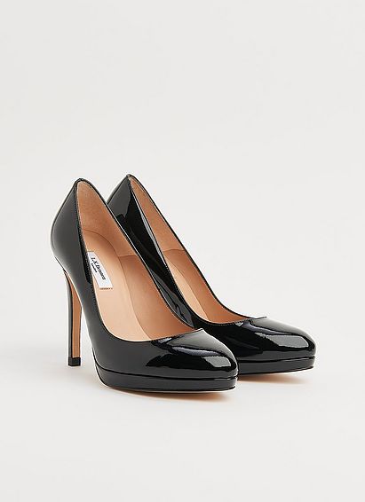 Sledge Black Patent Platform Courts