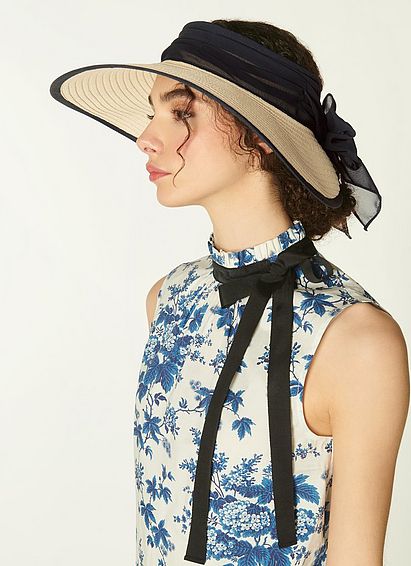 Rosemary Large Straw Visor
