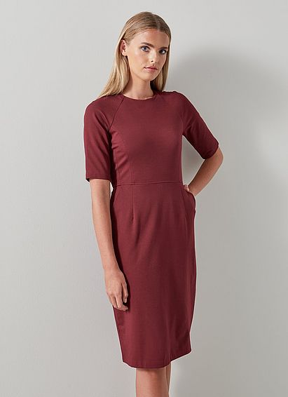 Liya Cabernet Red Lenzing? Ecovero? Dress