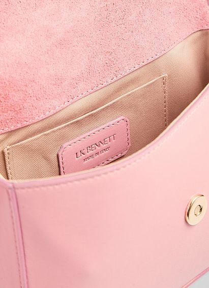 Addison Pink Leather Shoulder Bag