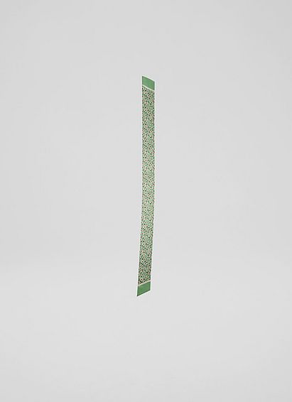 Daisy Mint Long Silk Scarf