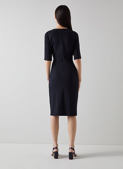 Liya Navy Jersey Dress