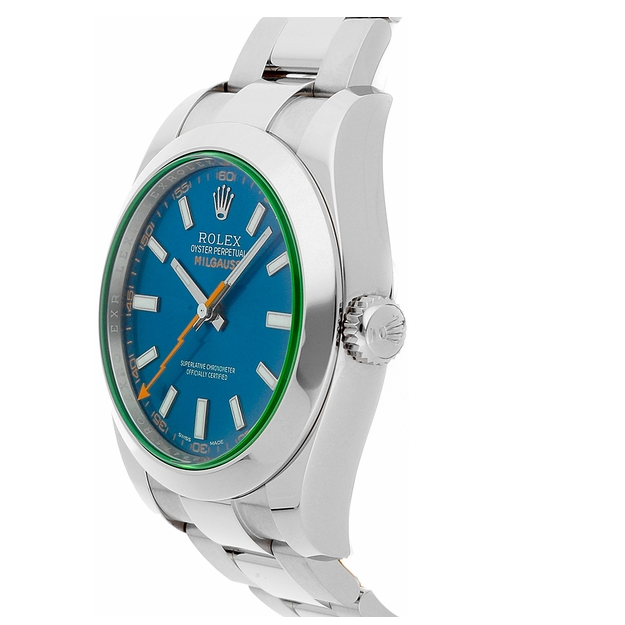 Milgauss 40 mm, Z-Blue wijzerplaat