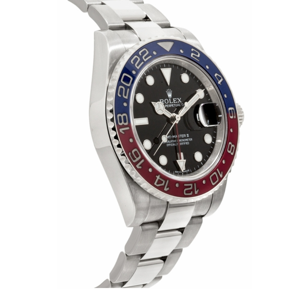 GMT-Master II 40 mm, Oyster, Pepsi-lunette