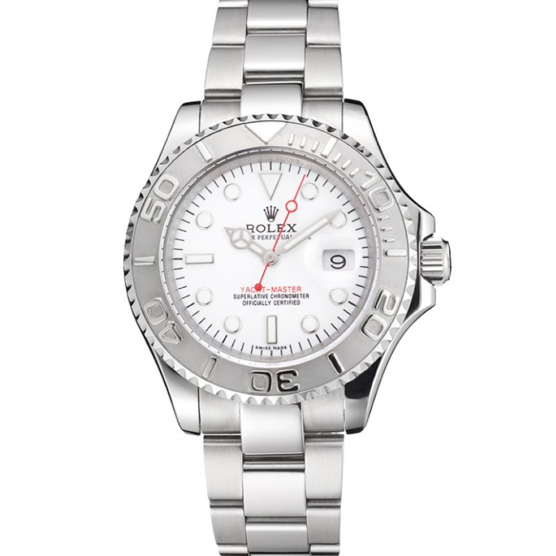 Yacht-Master met witte wijzerplaat, 41 mm