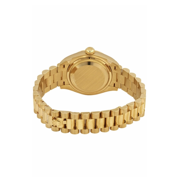 Lady-Datejust Massief 18k Geelgoud Dameshorloge 28 mm