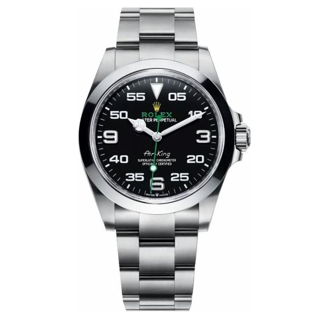 Oyster Perpetual Air-King met zwarte wijzerplaat, 40 mm