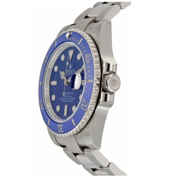 Submariner Date met blauwe wijzerplaat 40 mm