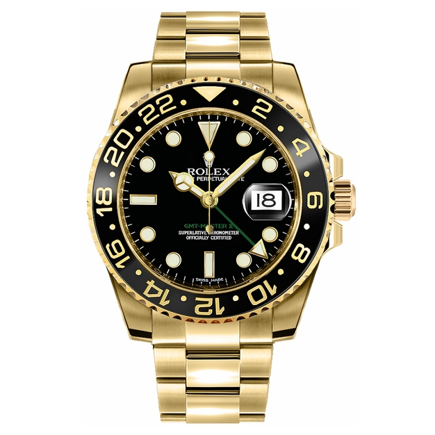 GMT-Master II met gouden kast, 40 mm