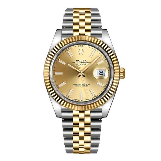 Datejust champagne wijzerplaat 41 mm