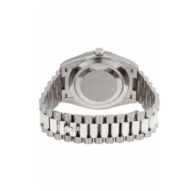 Day-Date zilveren wijzerplaat 40 mm