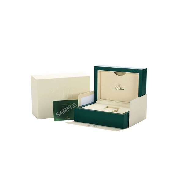 GMT-Master II 40 mm, goud, blauwe en rode diamanten