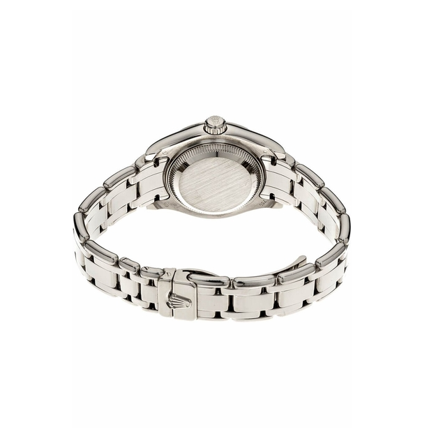 Pearlmaster Zilveren Wijzerplaat Dameshorloge 28 mm