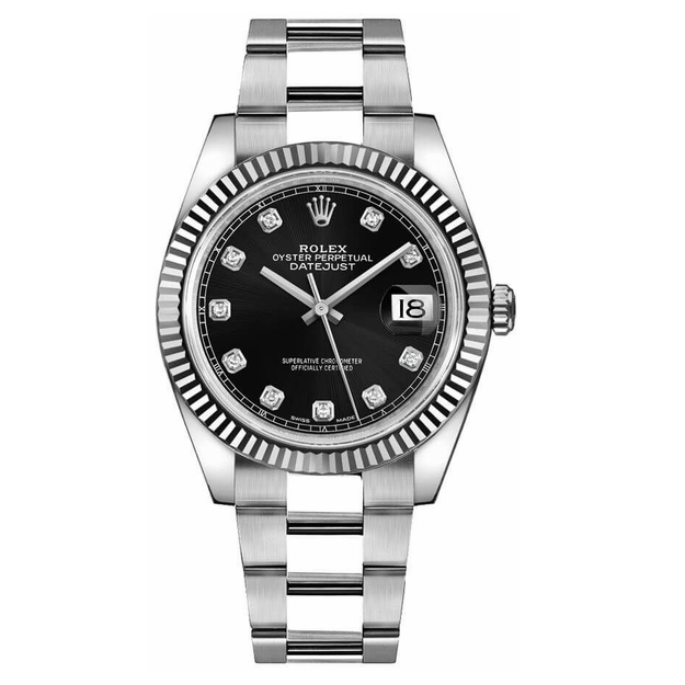 Datejust Fluted Lunette Oyster Armband 41 mm