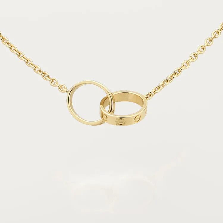 LOVE NECKLACE [3 gold-plated colors]