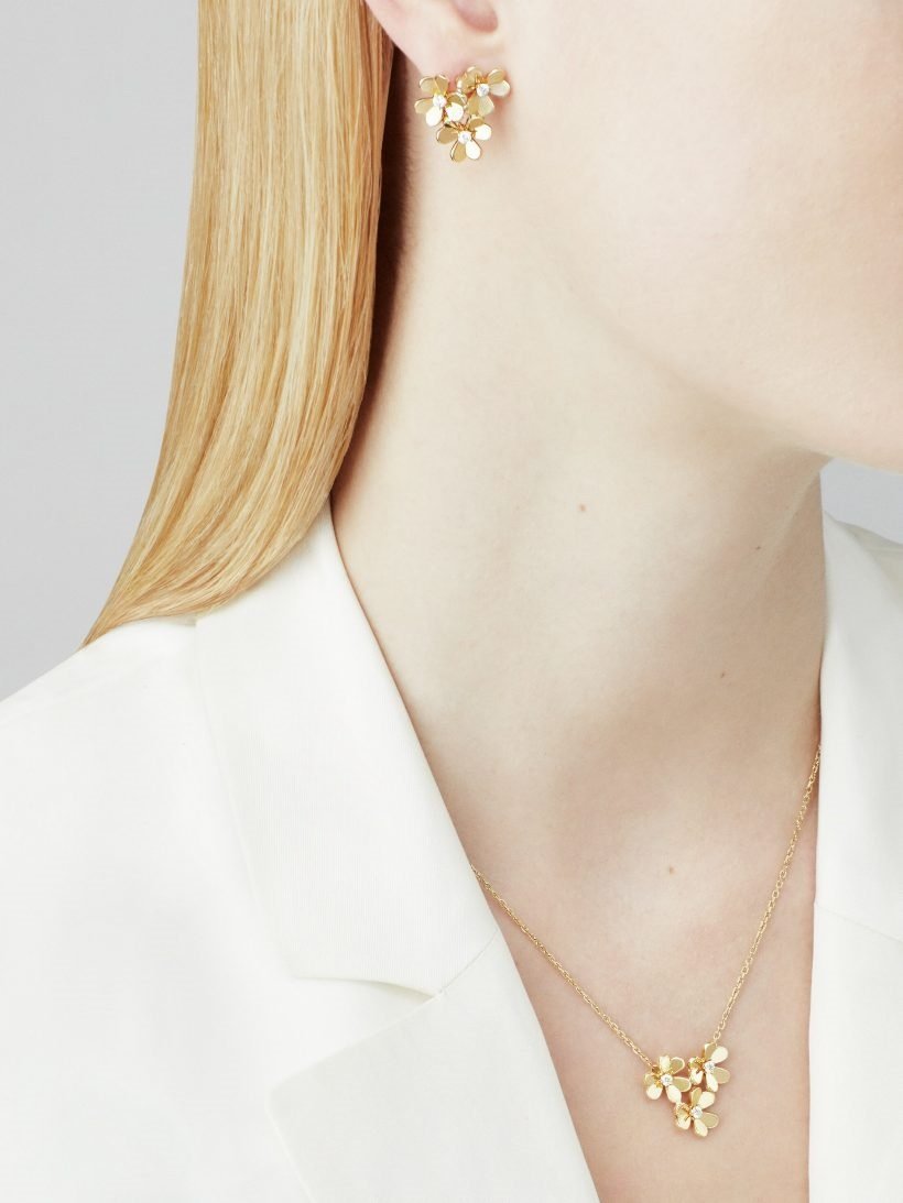 Frivole pendant, 3 flowers, mini model