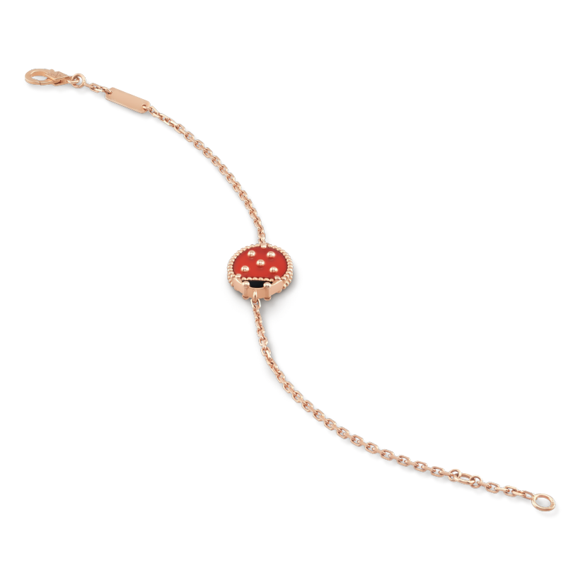 Lucky Spring bracelet, closed wings ladybug