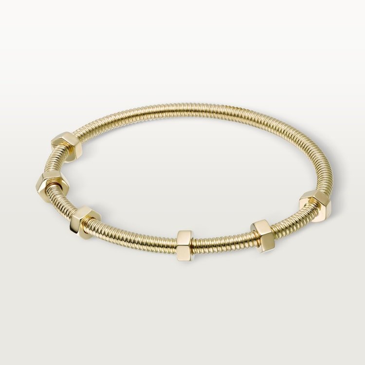 ECROU DE CARTIER BRACELET [3 gold-plated colors]