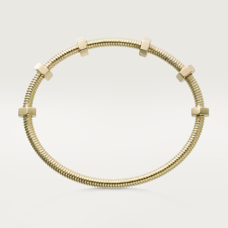 ECROU DE CARTIER BRACELET [3 gold-plated colors]